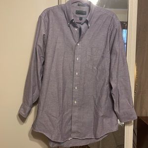 Croft and Barrow Men’s Dress Shirt 16.5 - 32/33 Deep Lavender